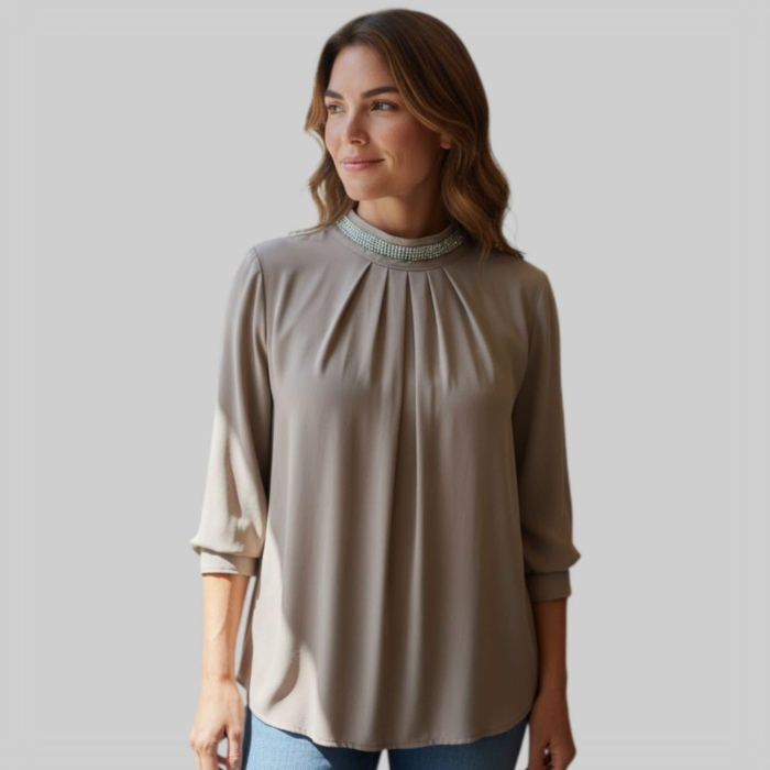 Bluza Voal cu Pietre Argintii [2]