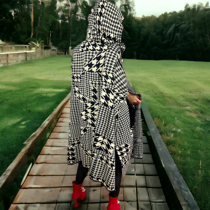 cardigan croi larg cu gluga [3]