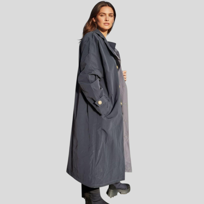 Cardigan pentru Primavara Toamna in Doua Culori cu Buzunare [2]