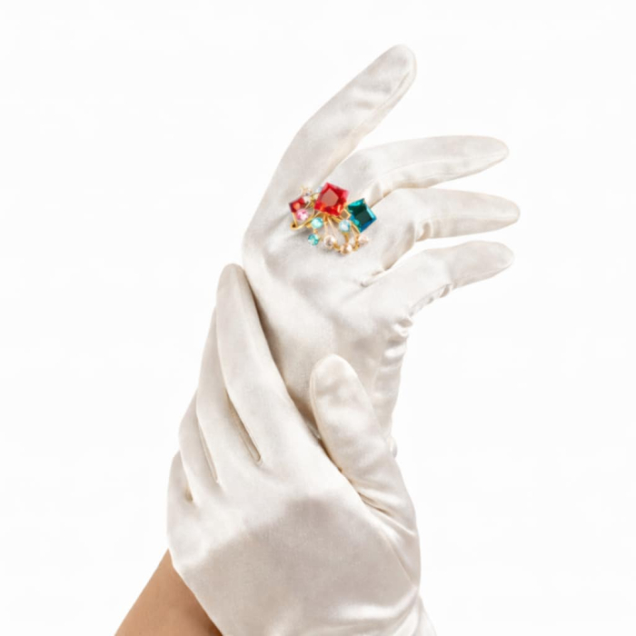 manusi din satin trei sferturi [2]