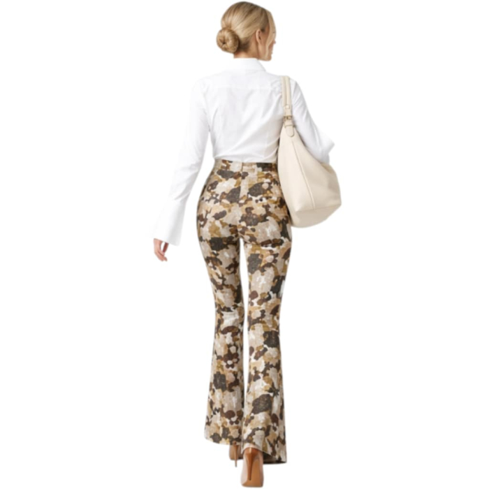 Pantaloni Evazati din Reiat Pentru Primavara Toamna [3]