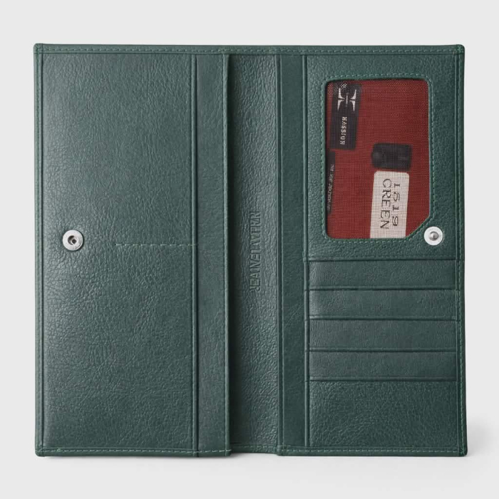 Portofel dama  verde  din piele naturala [2]