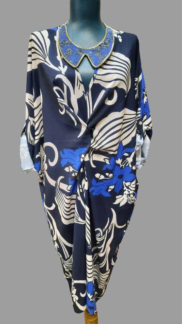 Rochie asimetrica stransa la piept [3]