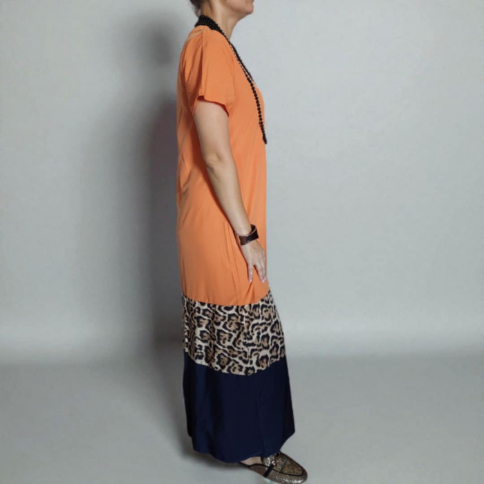 Rochie Croi A cu Banda Animal Print pe Sold [3]
