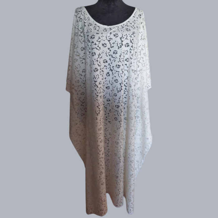 Rochie Croi Larg Tip Fluture pentru Marime Mare [4]