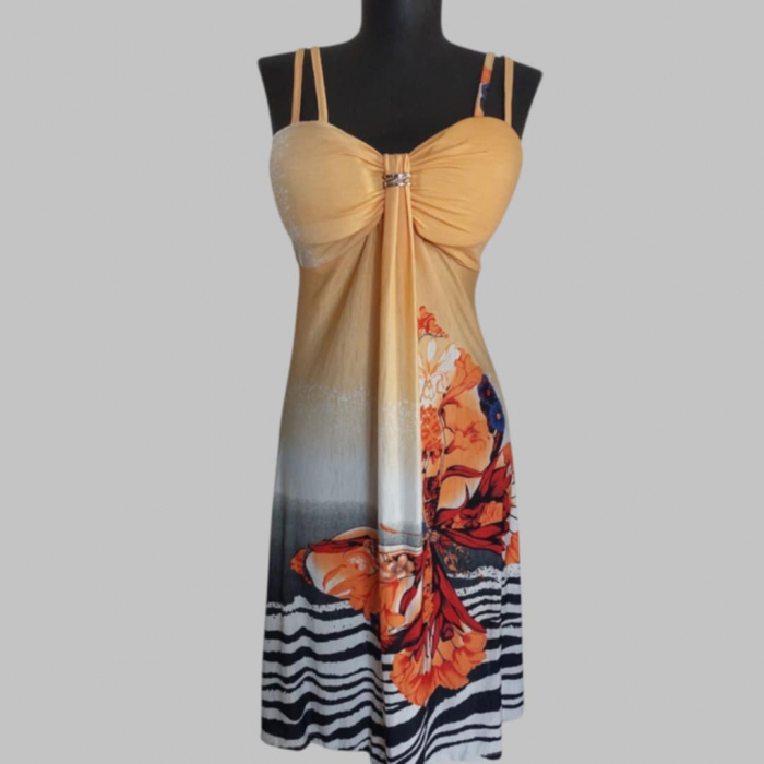 rochie-de-vara-cu-bretele-si-imprimeu-fluturele [1]