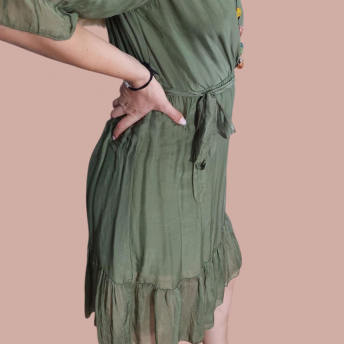 Rochie de vara Parte peste Parte din Matase [3]