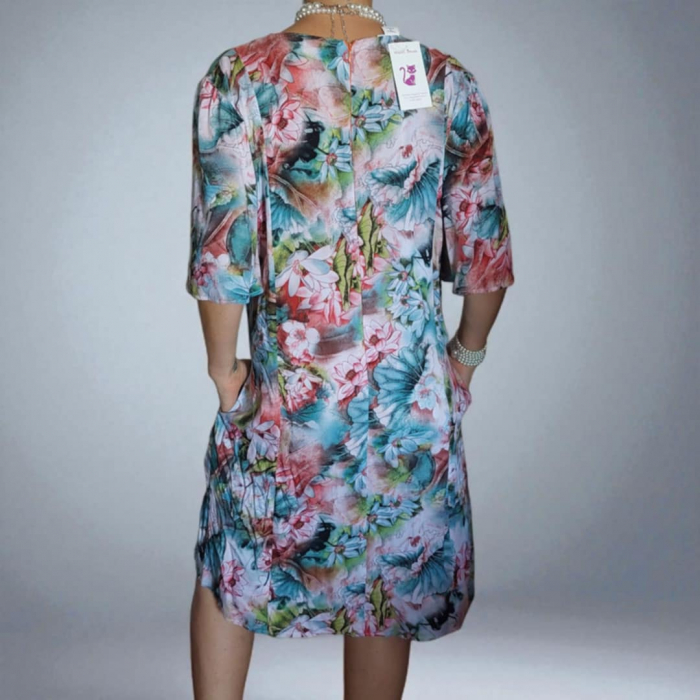 Rochie de Vara din Vascoza cu Imprimeu Floral [3]