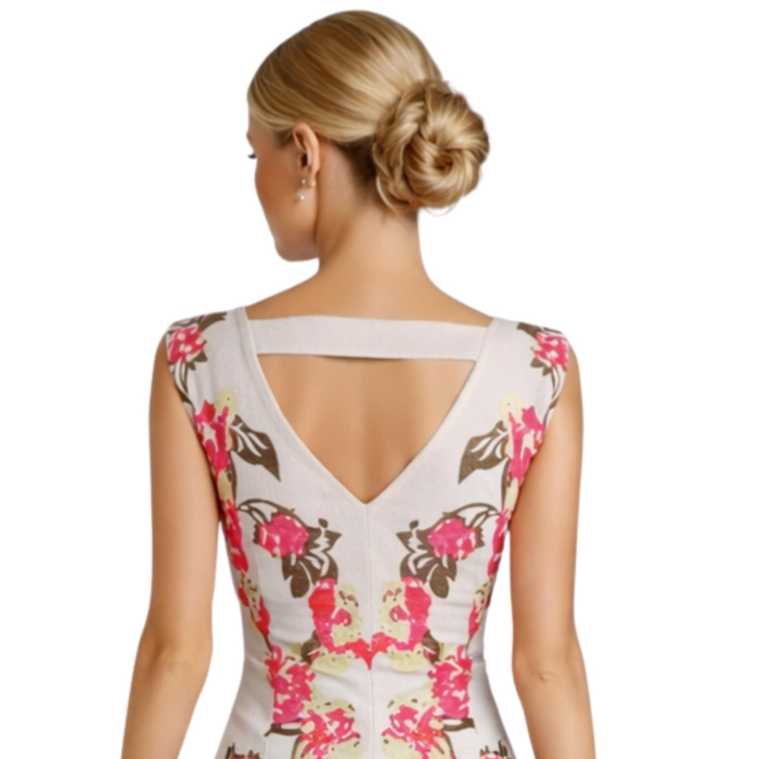 Rochie asimetrica de vara din bumbac [2]