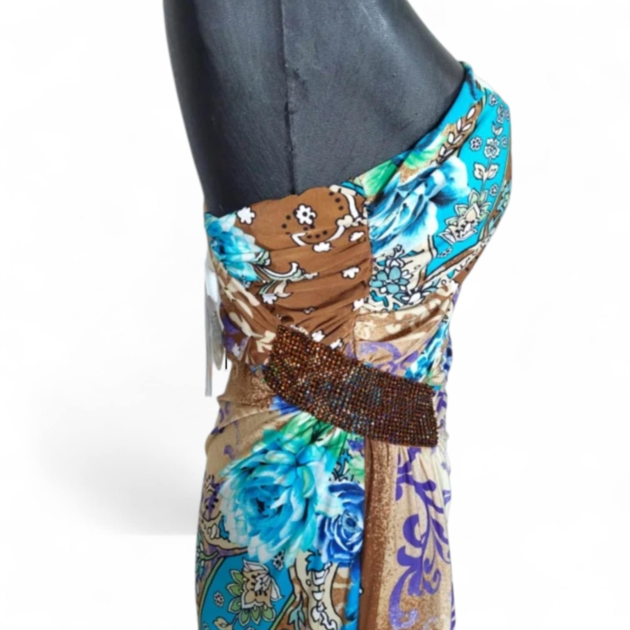 rochie-de-vara-lunga-din-lycra-cu-banda-paiete-in-talie [4]