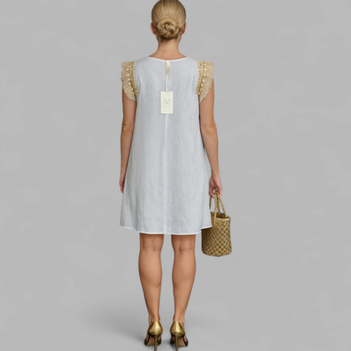 rochie-de-vara-mini-din-in-cu-macrame-si-franjuri-la-maneca [2]