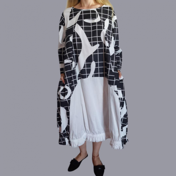 Rochie din Bumbac pentru Marime Mare Tip Gogosar [1]