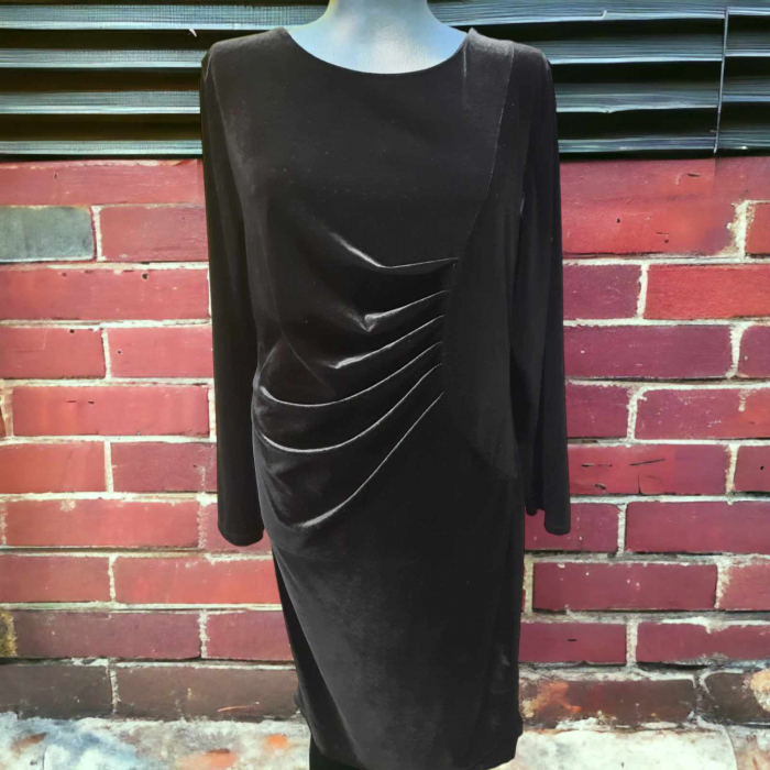 rochie din catifea de ocazie [3]