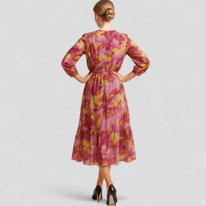 rochie matase cu volane [2]