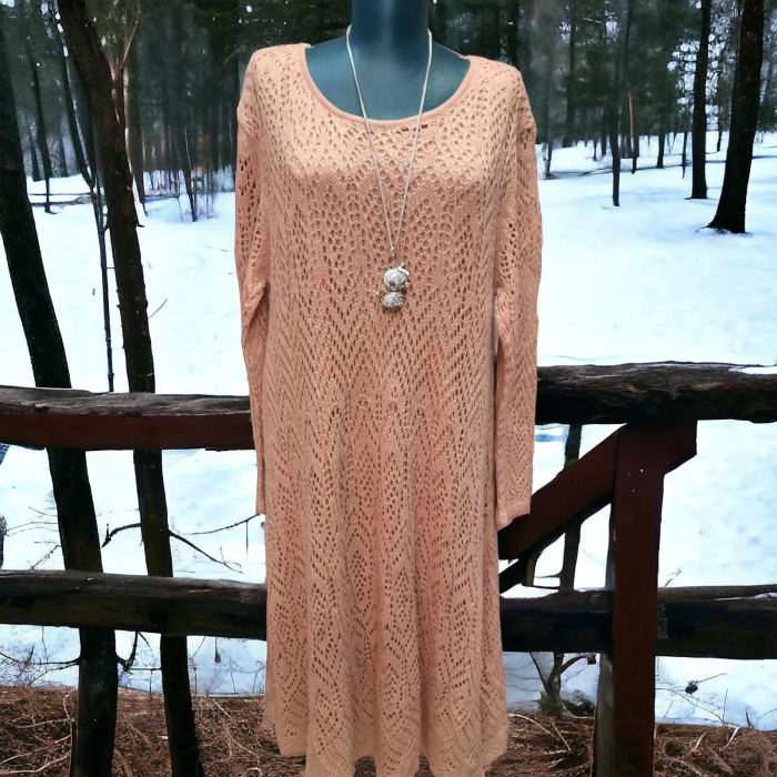 rochie eleganta dantela tricot [3]