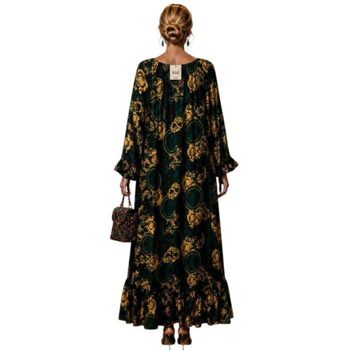 Rochie eleganta lunga din matase [3]