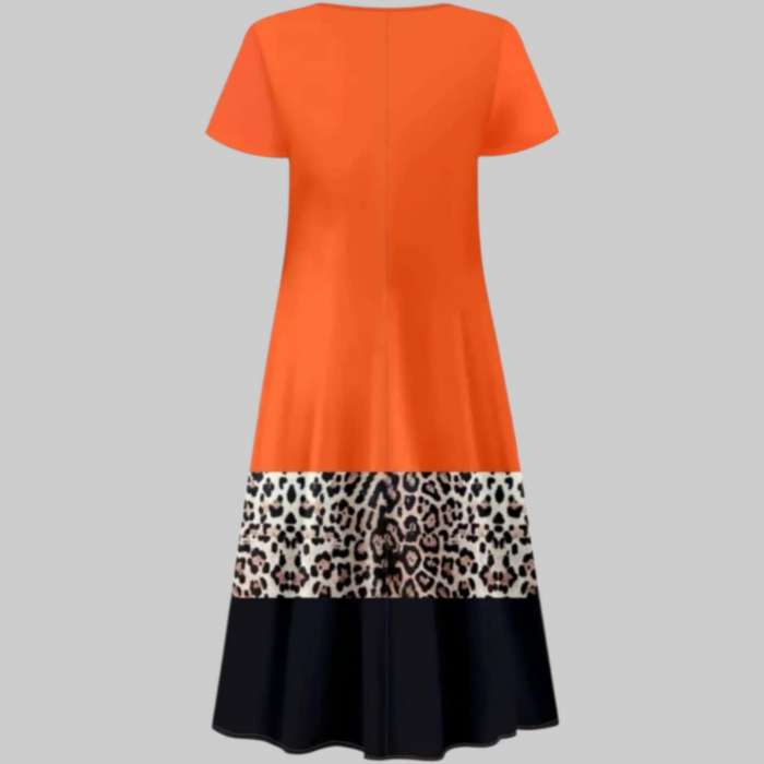 Rochie In A cu Banda Animal Print la Sold [3]