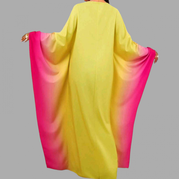 Rochie Lunga Tip Poncho in Degrade [4]