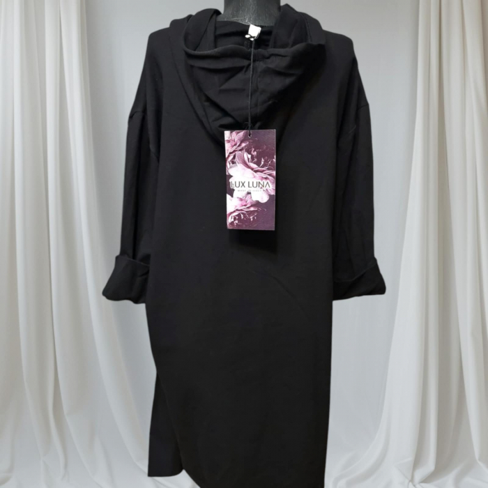rochie-neagra-din-bumbac-pentru-colanti-cu-imprimeu-alb-pisica [4]