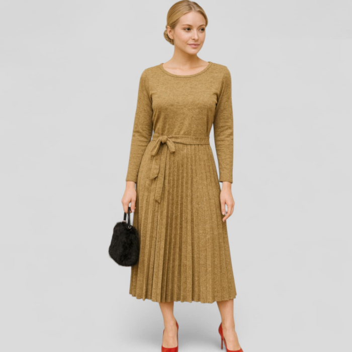 rochie toamna cu pliseuri [1]