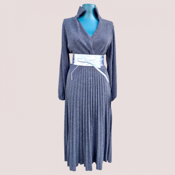 rochie plisata parte peste parte [2]