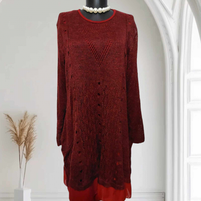 rochie tricotata pentru sezonul rece [2]
