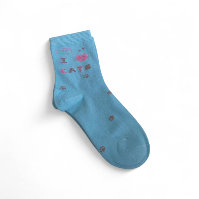 sosete cu desene pisica din bumbac [2]