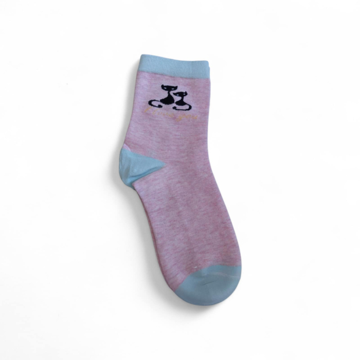 Sosete din bumbac cu desene pisici [4]
