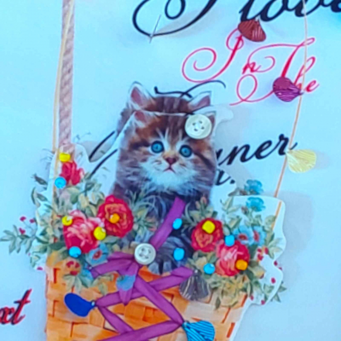 tricou din bumbac cu pisica [2]