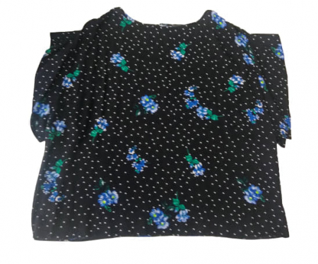 Bluze vascoza - Bluza cu picatele si flori