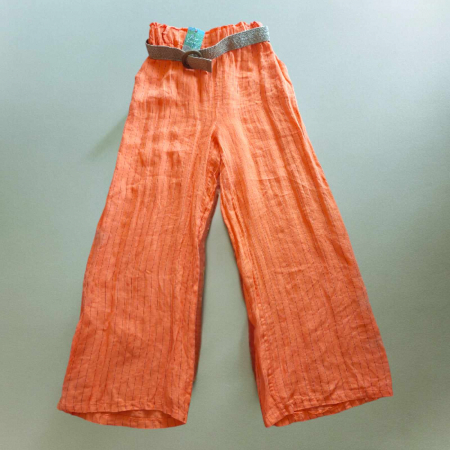Pantaloni in - pantaloni-de-vara-din-vascoza-cu-dungi-si-cordon