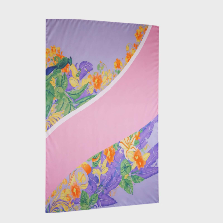 Esarfa din matase generoasa in culori deschise [2]