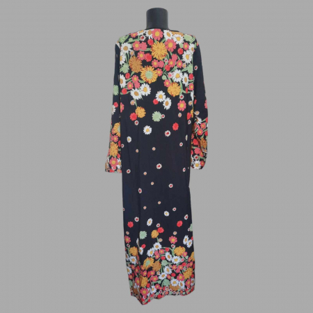 Rochie lunga pentru sezonul cald cu imprimeu flori [1]