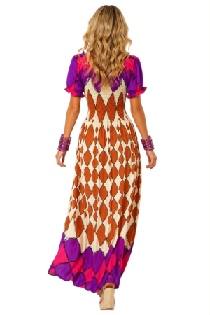 Rochie lunga din lycra cu plasa elastica in talie [1]