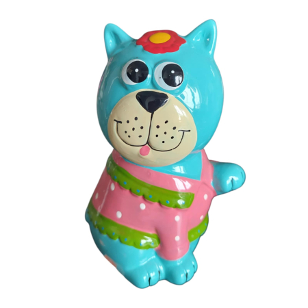 Pusculite pisici - Pusculita din ceramica in forma de pisica