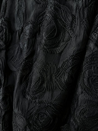 Rochie din bumbac tip  hanorac cu  dantela neagra [1]