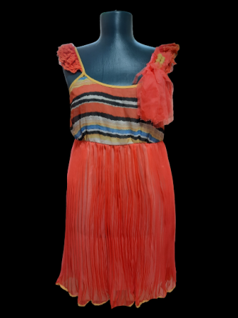 Rochii lycra & poliester & voal - Rochie voal plisata