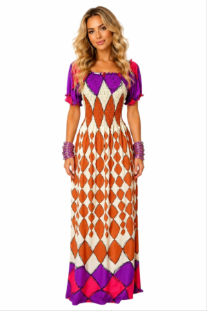Rochii lycra & poliester & voal - Rochie lunga din lycra cu plasa elastica in talie