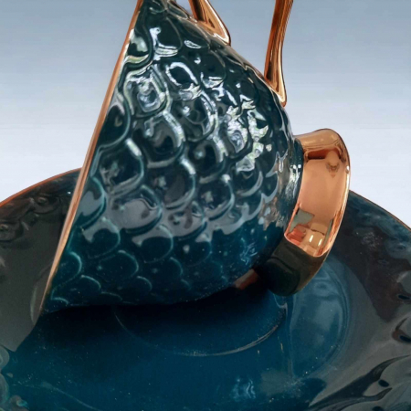 cescuta si farfurioara eleganta pentru ceai cafea [4]