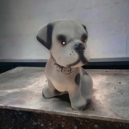 Decoratiuni pentru casa - statueta din ceramica in forma de catel