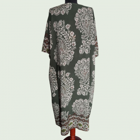 Rochie din Vascoza in Forma de Lalea cu Buzunare Laterale [1]