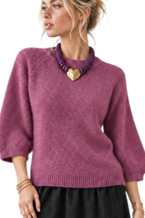 Bluza tip pulover pentru sezonul rece si decolteu rotund [1]