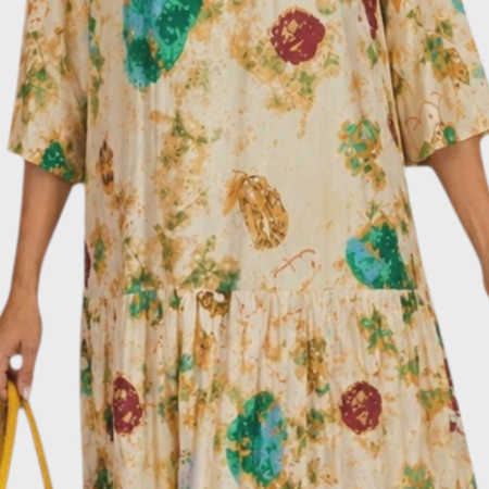 Rochie de vara cu imprimeu multicolor [1]