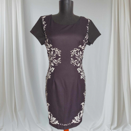 Promotii sezon cald - rochie-de-vara-cu-model-margele-negre