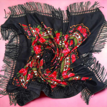 Basma tip gipsy patrata cu franjuri [1]