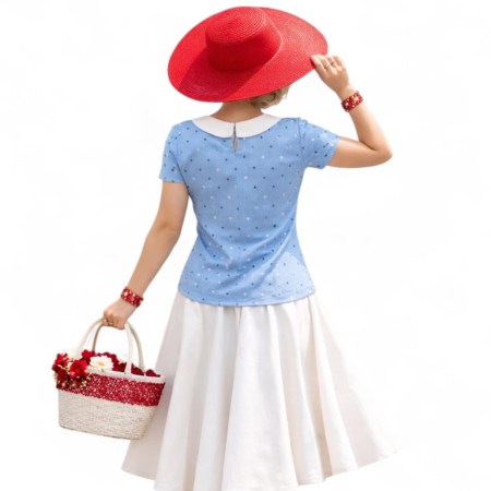 bluza de vara cu decolteu rotund [1]