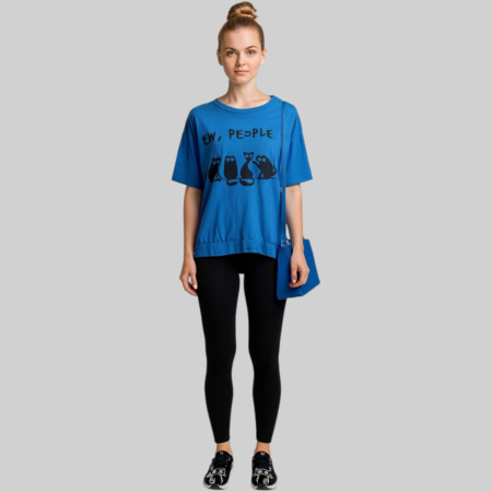 Bluza din bumbac si desene pisici [2]