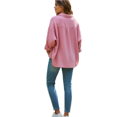 bluza din bumbac asimetrica cu fir lame [1]