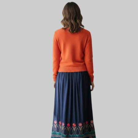 Bluza pentru Primavara cu Dantela la Decolteu [2]