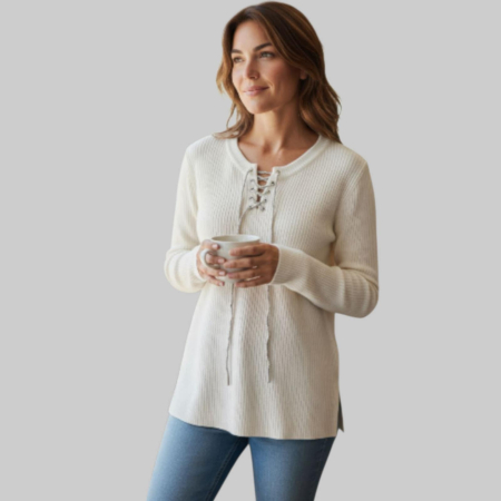 Bluze sezon rece - bluza tricot cu snur sclipici argintiu